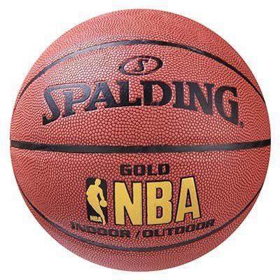 Баскетбольний м'яч Spalding №7 NBA Gold темно-помаранчевий 4SPL7-PU/GL фото