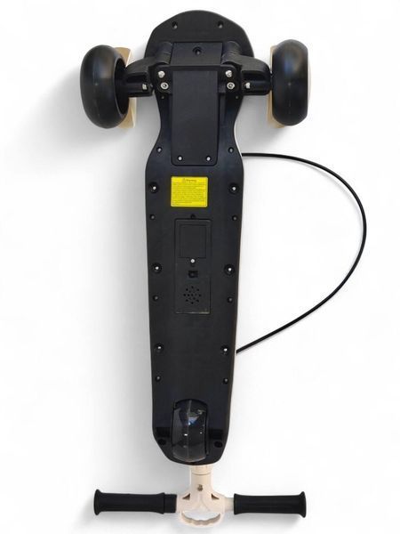 Дитячий триколісний самокат Scooter Sport 501 з ручним гальмом, підсвічуванням і музикою, білий 2744991950 фото