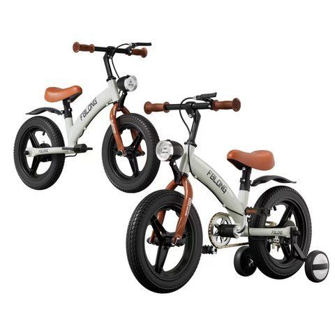 Беговел-велосипед трансформер 2в1 Crussier SWITCH BIKE бежевый, 16 колеса, с педалями, от 4 лет 2198250522 фото