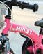 Дитячий Беговел-Велосипед 3в1 Q Play MiniBy &mdash; 14" надувні колеса, з педалями та додатковими колесами Рожевий 2851909287 фото 4