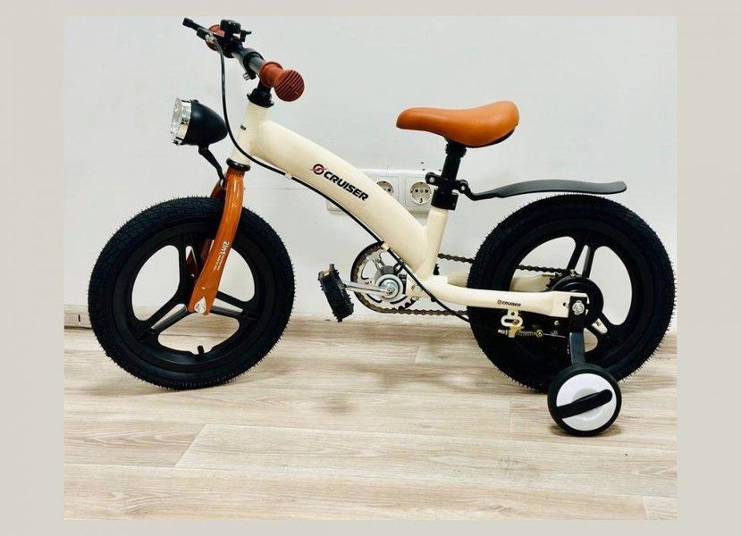 Біговел-велосипед трансформер 2в1 Crussier SWITCH BIKE бежевий, 16 колеса, з педалями, від 4 років 2198250522 фото