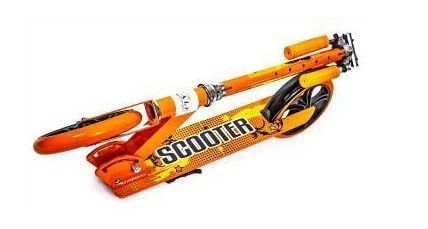 Детский двухколесный складной самокат Scooter 460 Оранжевый 460OR фото