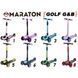 Самокат Maraton Golf B blue-white трехколесный складной со световыми колесами 3-8 лет Golf B blue-white фото 2