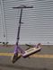 Детский двухколесный самокат Pro Kick Scooter 200 мм Фиолетовый складной с LED колесами и ручным тормозом 3169133164 фото 5