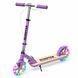 Детский двухколесный самокат Pro Kick Scooter 200 мм Фиолетовый складной с LED колесами и ручным тормозом 3169133164 фото 1