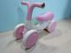 Беговел-толкар Kiddy Go A4 для детей от 1 года, без педалей, 4 колеса, Розовый 2896031510 фото 3