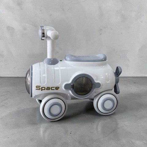 Детский беговел-толокар Space 619 Серый музыкальный с подсветкой, каталка для детей от 1 года, толокар машинка детская Space 619grey фото