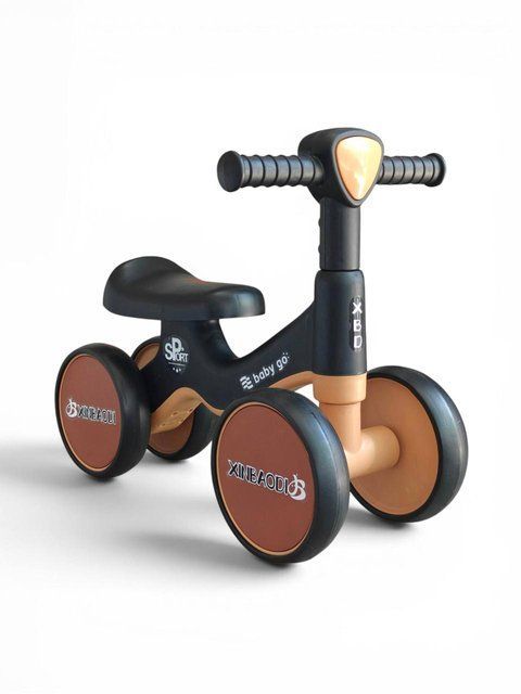 Детский толокар-каталка Baby Go XBD-169 от 1 года 4 колеса музыка и подсветки до 20 кг Черный 3188552954 фото