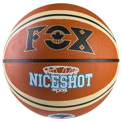 Баскетбольний м'яч FOX NiceShot зі смугою помаранчевий FOX-3 фото